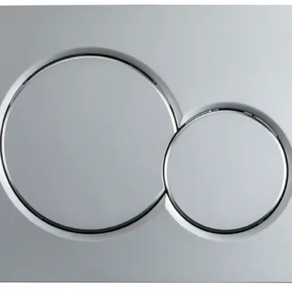 Geberit Duwplaat Geberit Sigma01 tweeknops kunststof chroom mat 115.770.JQ.5