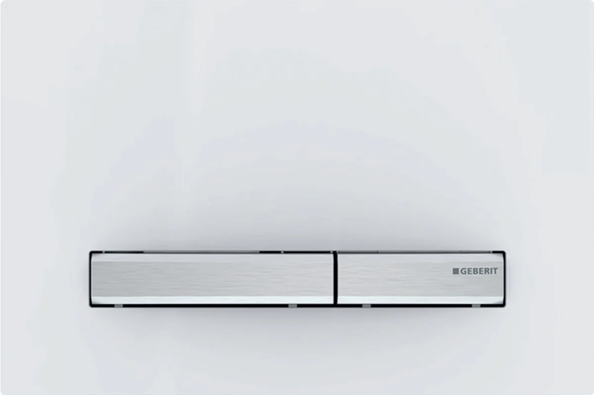 Geberit Duwplaat Geberit Sigma50 tweeknops kunststof wit mat 115.788.11.2