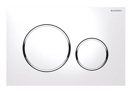 Geberit Duwplaat Geberit Sigma20 tweeknops kunststof wit mat 115.882.KJ.1
