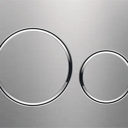 Geberit Duwplaat Geberit Sigma20 tweeknops inox roestvaststaal ( RVS ) mat 115.882.SN.1
