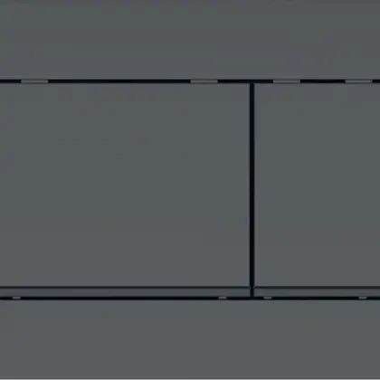 Geberit Duwplaat Geberit Sigma30 tweeknops kunststof zwart mat 115.883.16.1