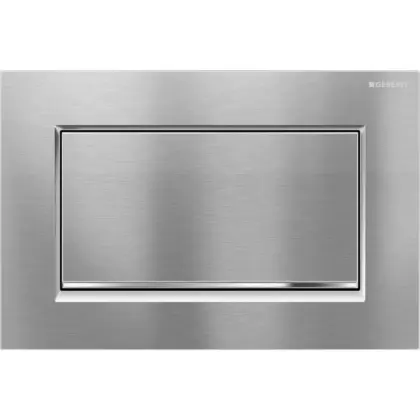Geberit Geberit bedieningsplaat Sigma30 mat verchroomd 1 toets hoekig
