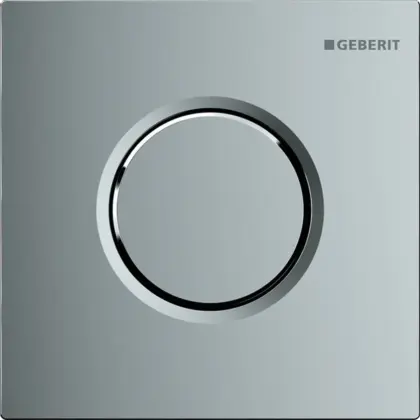 Geberit Duwplaat Geberit Sigma01 eenknops kunststof chroom geschikt voor urinoir glanzend 116.011.21.5