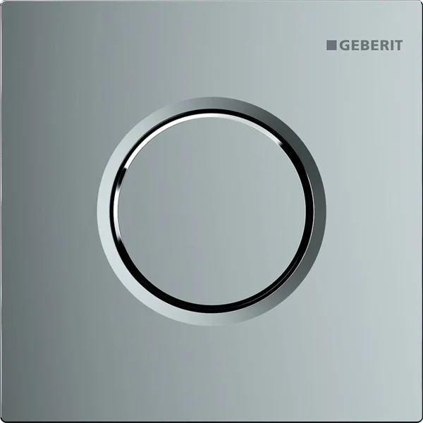 Geberit Duwplaat Geberit Sigma01 eenknops kunststof chroom geschikt voor urinoir glanzend 116.011.21.5