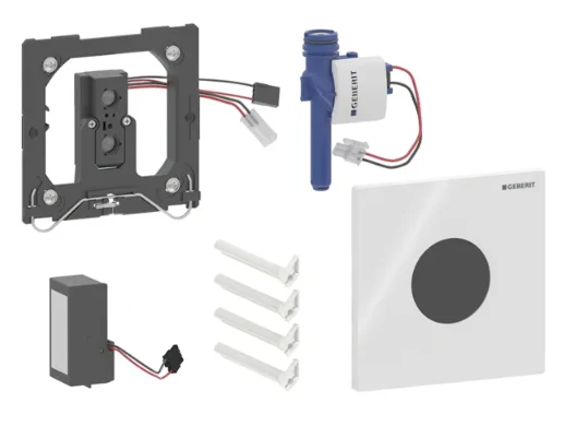 Geberit Geberit urinoirsturing elektro. spoelactivering netvoeding afdekplaat rondwit/glanzend 116.021.11.5