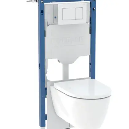 Geberit Inbouwspoelreservoir met frame Geberit Systemfix 1120x500mm geschikt voor frontbediening 118.352.KJ.2
