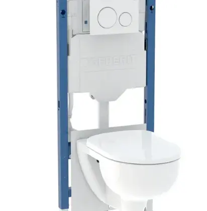 Geberit Inbouwspoelreservoir met frame Geberit Systemfix 1120x500mm geschikt voor frontbediening 118.364.KJ.2