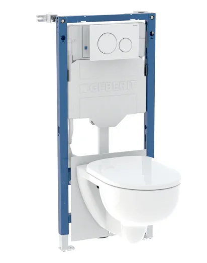 Geberit Inbouwspoelreservoir met frame Geberit Systemfix 1120x500mm geschikt voor frontbediening 118.364.KJ.2