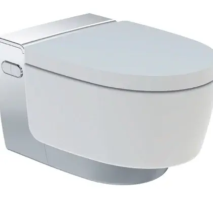 Geberit Wandwc Geberit AquaClean diep open spoelrand 39.5x59x wit vuilafstotend 146.200.11.1