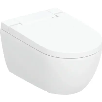 Geberit Wandwc Geberit AquaClean diep open spoelrand 37.5x56.5x wit 146.350.01.1