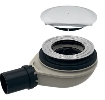 Geberit Douchebak afvoerplug Geberit Setaplano chroom DN40 d90 150.583.21.1