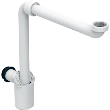Geberit Geberit buissifon voor wastafel plaatsbesparend afvoer horizontaal d.32mm 1 1/4inch Alpien wit 151.116.11.1