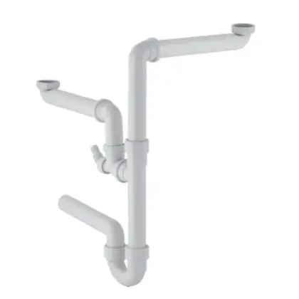 Geberit GEBERIT 152886111 DUBBELE BUISSIFON REGELB Geberit 152.886.11.1