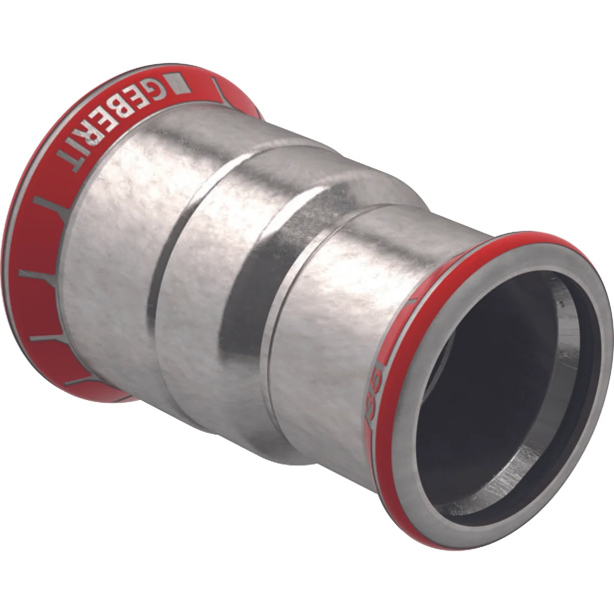 Geberit Persverloopmof staal xFF verwarming Geberit Mapress C-Staal 22025