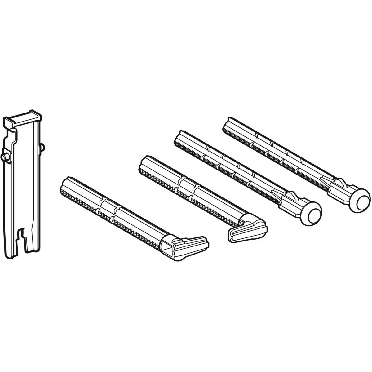 Geberit GEBERIT 241874001 STANGENSET VR BEVESTIGINGSKADER Geberit 241.874.00.1