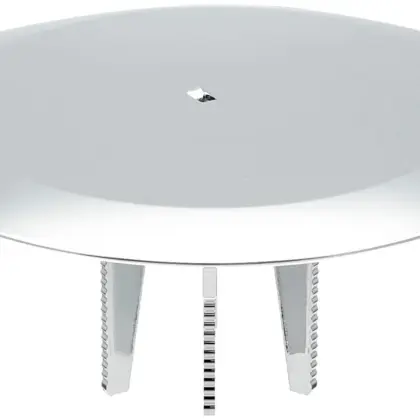Geberit GEBERIT 243775211 AFDEKPLAATJE D90 VR DOUCHESIFON GLANSVERCHROOMD Geberit 243.775.21.1