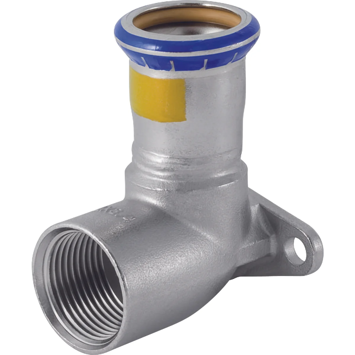 Geberit Mapress RVS muurplaat 90gr (gas) 15x1/2 Geberit 34136