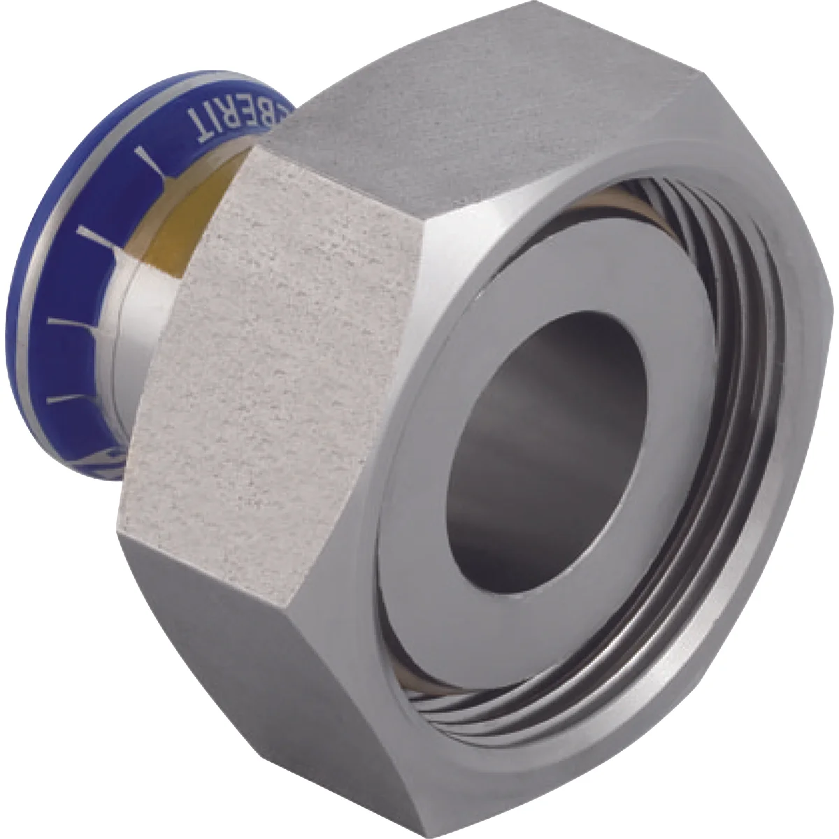 Geberit Persovergangsstuk inox 28mm x 1.3/8" F gas Geberit Mapress RVS 34159