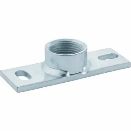 Geberit GEBERIT 362.826.26.1 BEVESTIGINGSPLAAT RECHTHOEKIG 2 GATEN MET DRAADMOF G 1/2INCH 362.826.26.1