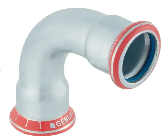 Geberit Persbocht staal 15mm FF 90° solar Geberit Mapress FKM C-Staal 51282