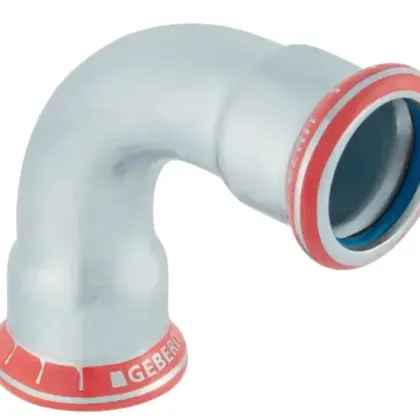 Geberit Persbocht staal 22mm FF 90° solar Geberit Mapress FKM C-Staal 51284