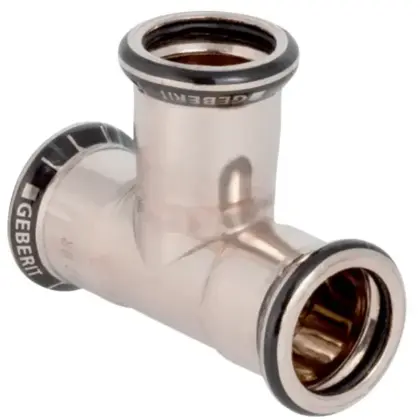 Geberit Pers-T kunststof 5/4" FFF Geberit Mapress CuNiFe 68004