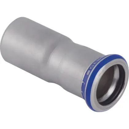 Geberit Persverloopstuk 76.1x54mm MF verwarming Geberit Mapress 82331