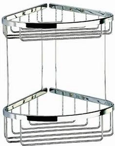 Geesa Basket douchekorf groot hoekmodel - chroom 91183