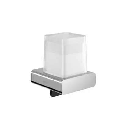Geesa 919916-02 Geesa Shift zeepdispenser 200 ml met gesatineerd glas - chroom