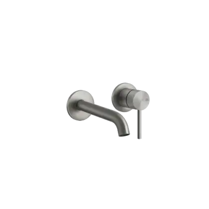 Gessi 54086#239 Gessi Gessi316 wastafelmengkraan wandmontage zonder lediging afwerkset - Steel Brushed