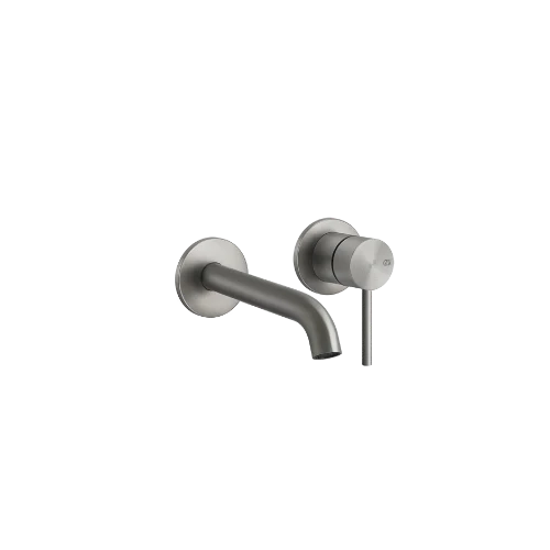 Gessi 54086#239 Gessi Gessi316 wastafelmengkraan wandmontage zonder lediging afwerkset - Steel Brushed