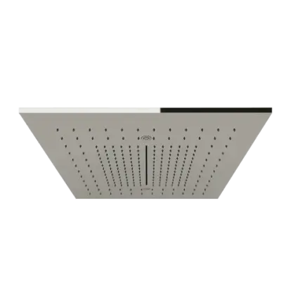Gessi PF57907#238 Gessi Minimali Multifunctioneel systeem op verlaagd plafond 500x500 met REGEN/CASCADE/VERNEVELING-functies. Aan te vullen met esthetische cover Mirror Steel