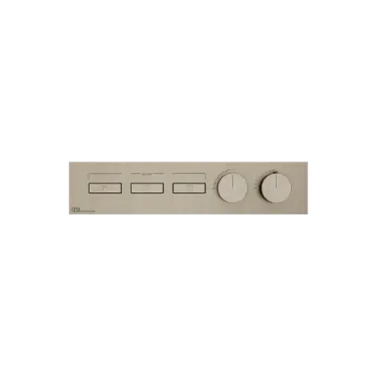 Gessi PF63014#149 GESSI Hi-Fi Linear Extern deel Thermostatische wand-mengkraan 3 onafhankelijke uitgangen