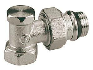 Giacomini R16X033 Giacomini voetventiel haaks verchroomd zelfdichtend 1/2"