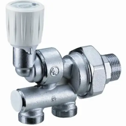Giacomini R304TX011 Giacomini convectorkraan 50-100% vloer/muuraansluiting 35 mm - 1/2 x 16AA