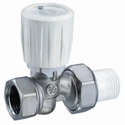 Giacomini R422X133 Giacomini rechte thermostatiseerbare radiatorkraan 1/2 x 1/2