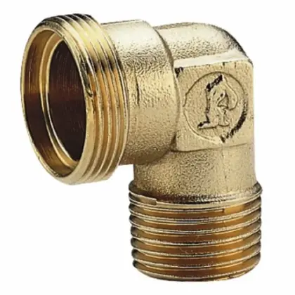 Giacomini R562RY021 Giacomini knie 90° MM 18AA x 3/4 M