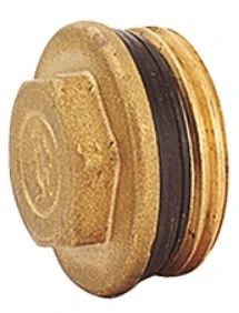 Giacomini blindstop, collector 1" messing R592DY005