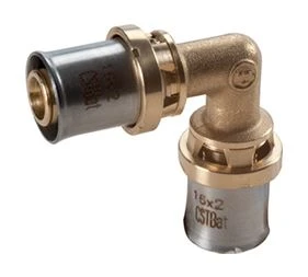 Giacomini RM122Y003 Giacomini RM122 perskoppeling bocht 90° FF 16 x 16 mm