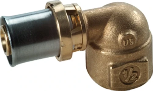 Giacomini RM129 perskoppeling overgangsbocht FF 3/4 x 26 mm RM129Y049