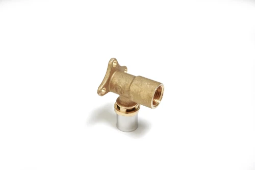 Giacomini RM139Y037 Giacomini RM139 perskoppeling muurplaat 90° FF 1/2 x 20 mm