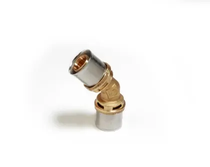 Giacomini RM144Y014 Giacomini RM144 pers bocht 45° FF 63 x 63 mm