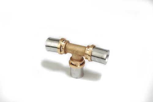 Giacomini RM150Y014 Giacomini RM150 pers T-stuk 90° FFF 63 x 63 x 63 mm