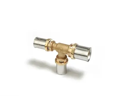 Giacomini RM151 pers verloop T-stuk 90° FFF 40 x 26 x 40 mm RM151Y146