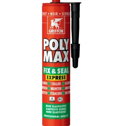 Griffon 6150454 Griffon Polymax Fix & Seal Express koker 425g zwart