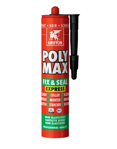 Griffon 6150454 Griffon Polymax Fix & Seal Express koker 425g zwart