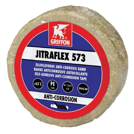 Griffon Jitraflex 573 vetband (rollengte 10m) 50 mm - grijs - beschermband voor koude verzinkte stalen leidingen 6311669