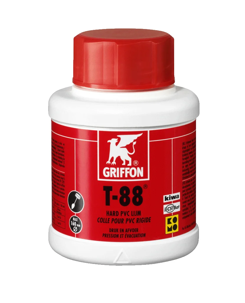 Griffon PVC lijm met borstel 500ml griffon 6110040