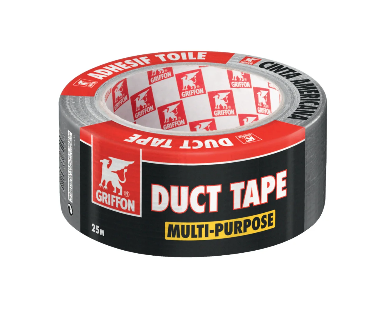 Griffon Zelfklevende tape Griffon grijs 48mm L25m 6310239