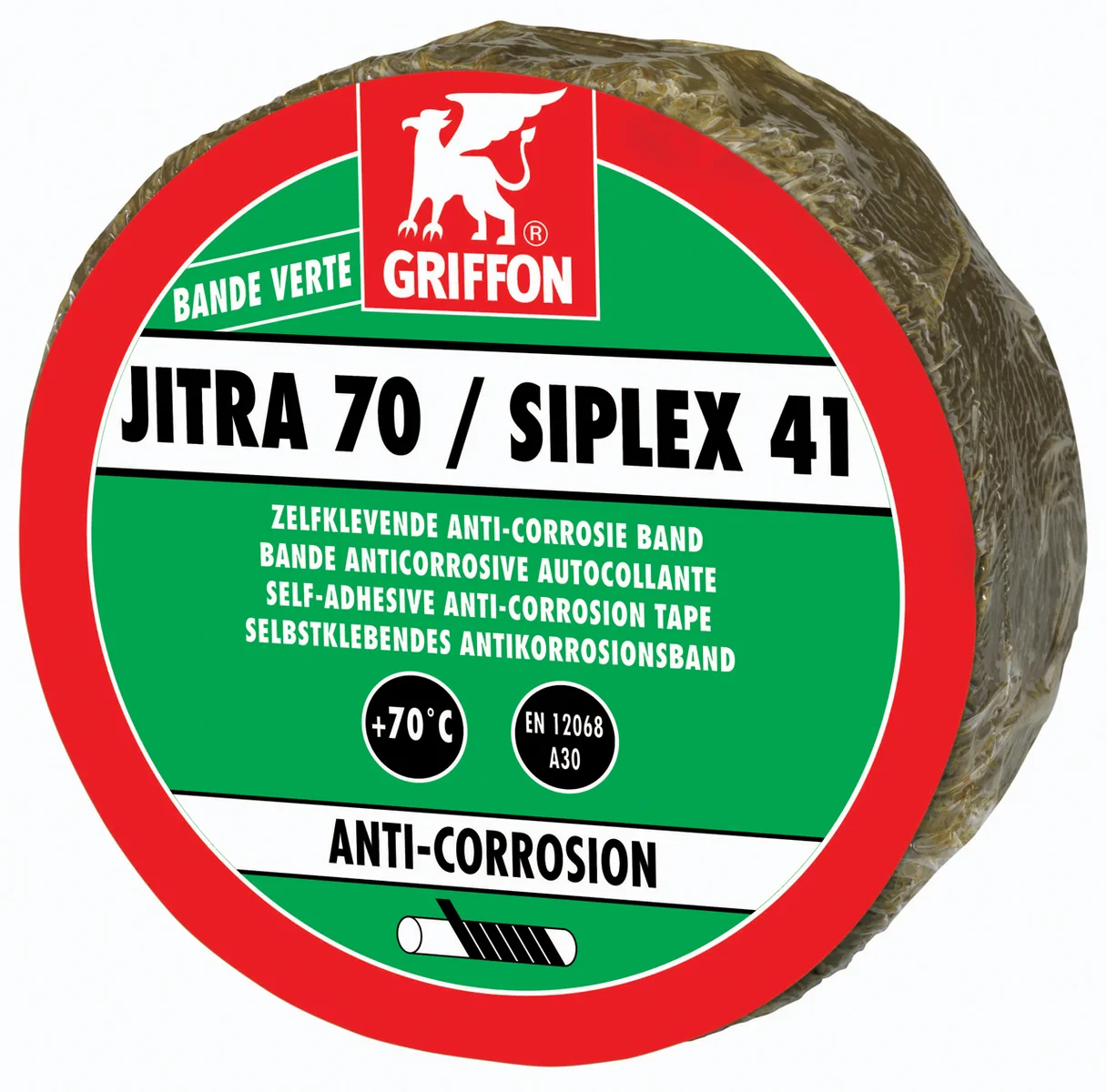 Griffon Zelfklevende tape Griffon groen 50mm L10m 6311667